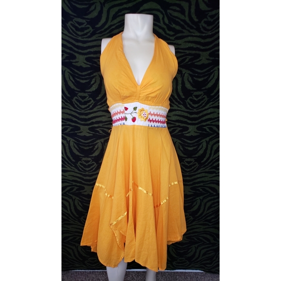 bow halter dress Sims Taffeta Shoulder Bow Halter Gown Hibiscus main image 1